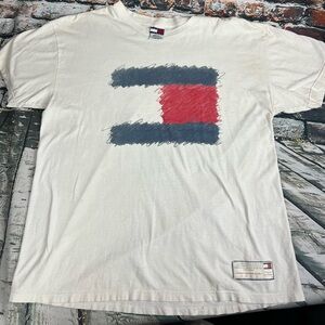 Vtg 90s Tommy Hilfiger‎ Classic Graphic Made In USA XL
